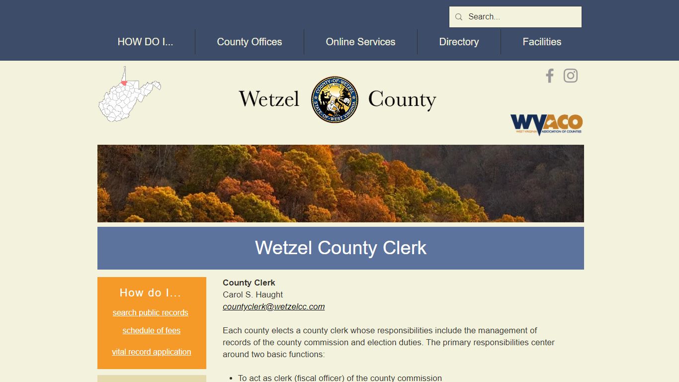 County Clerk | Wetzel County, WV